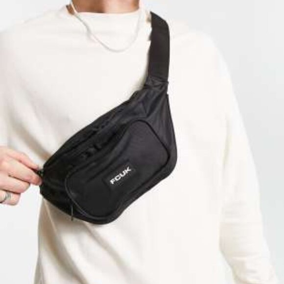 FCUK Belt Bag Shoulder Fanny Pack Bum Bag  French Connection Unisex - Picture 1 of 6